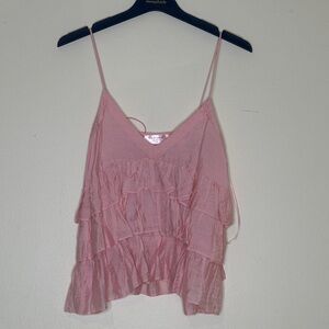 Elegant Pink Layered Camisole